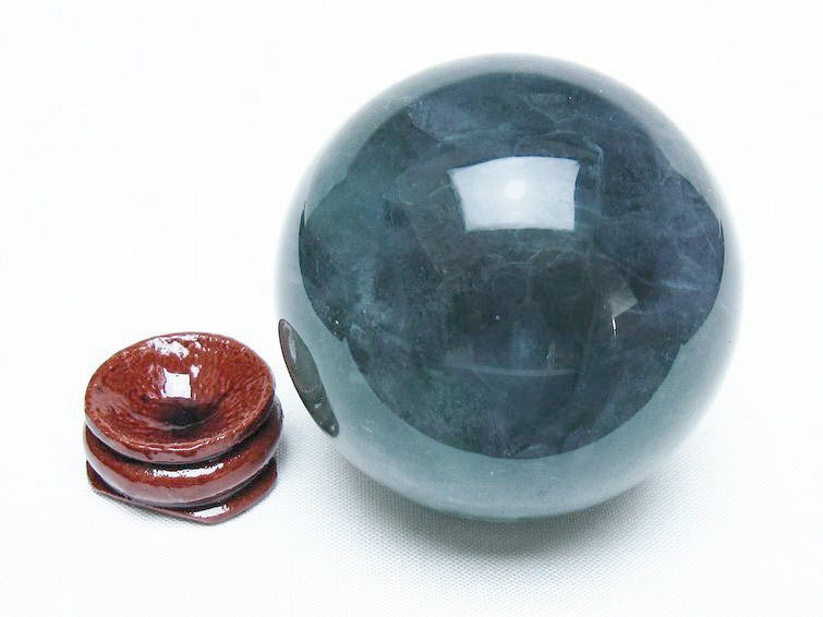 フローライト 丸玉 54mm フローライト スフィア 蛍石 一点物 151-8631