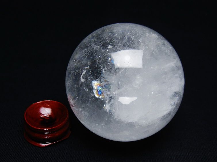 水晶 丸玉 59mm スフィア 置物 水晶玉 一点物 151-8880