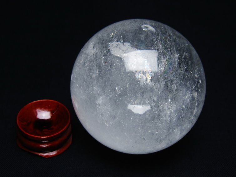 水晶 丸玉 55mm スフィア 置物 水晶玉 一点物 151-8884 【sold out】