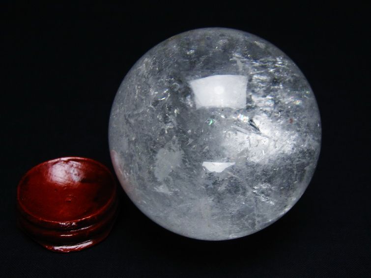 水晶 丸玉 66mm スフィア 置物 水晶玉 一点物 151-8902