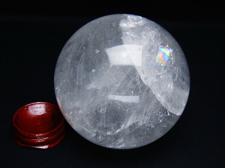 水晶 丸玉 81mm スフィア 置物 水晶玉 一点物 151-8911 【sold out】