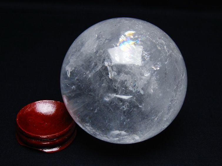 水晶 丸玉 69mm スフィア 置物 水晶玉 一点物 151-8925