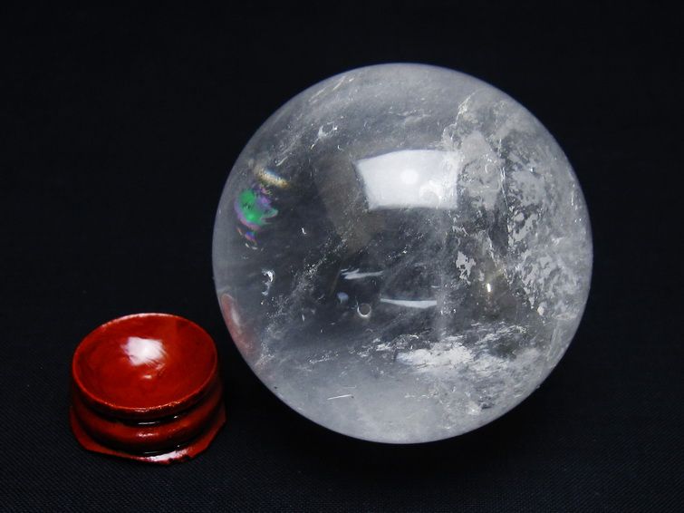 水晶 丸玉 58mm スフィア 置物 水晶玉 一点物 151-8943 【sold out】