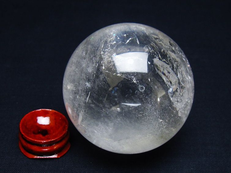 水晶 丸玉 59mm スフィア 置物 水晶玉 一点物 151-8960