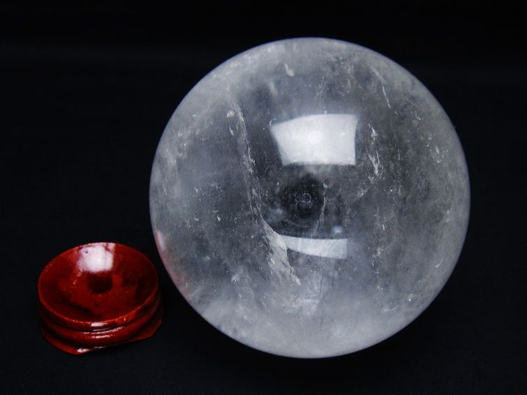 水晶 丸玉 82mm スフィア 置物 水晶玉 一点物 151-8986