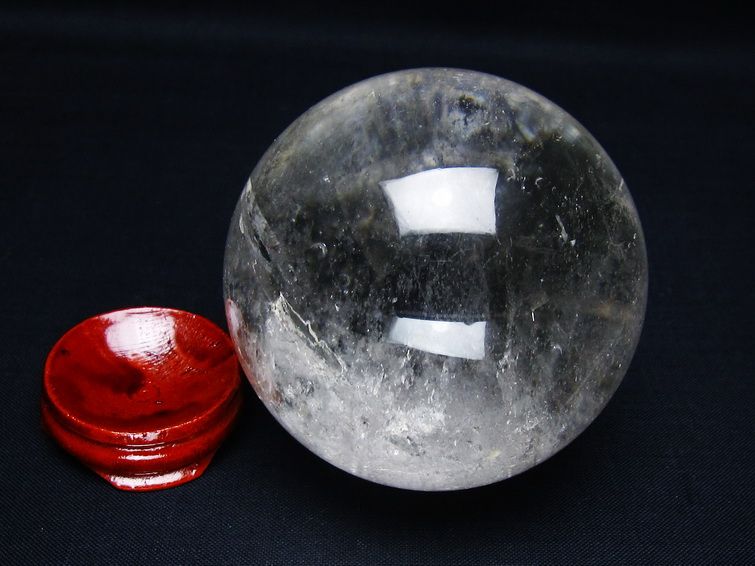 水晶 丸玉 67mm スフィア 置物 水晶玉 一点物 151-8995