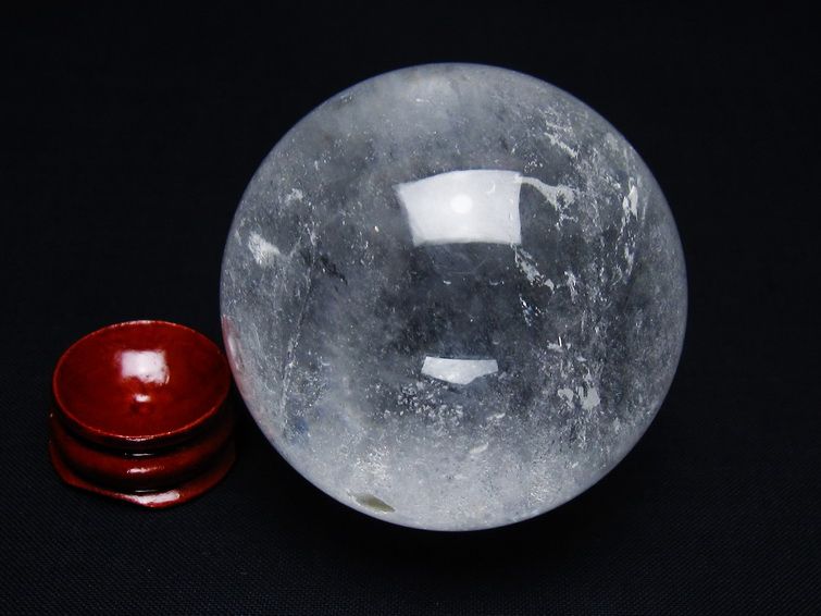 水晶 丸玉 56mm スフィア 置物 水晶玉 一点物 151-9023