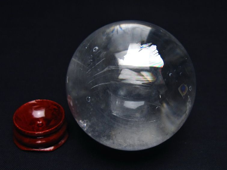 水晶 丸玉 55mm スフィア 置物 水晶玉 一点物 151-9047