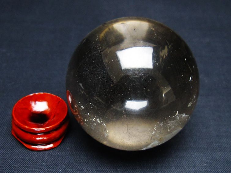 水晶 丸玉 53mm スフィア 置物 水晶玉 一点物 151-9087