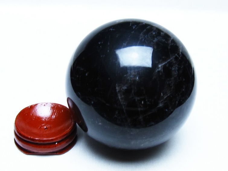 モリオン 黒水晶 丸玉 69mm スフィア 一点物 151-9262