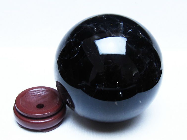 1.8Kg モリオン 黒水晶 丸玉 110mm スフィア 一点物 151-9402 【sold out】