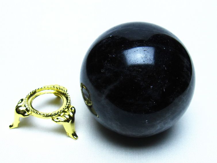 モリオン 黒水晶 丸玉 53mm 一点物 151-9435 【sold out】
