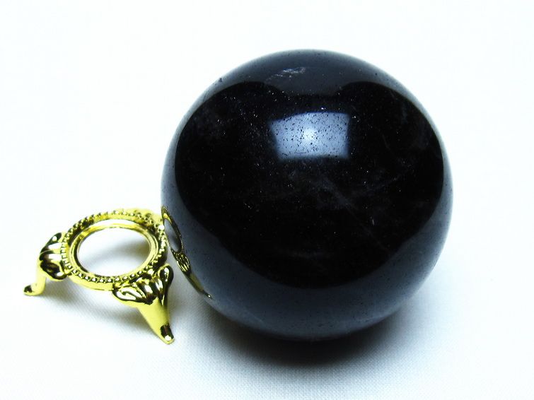 モリオン 黒水晶 丸玉 57mm 一点物 151-9442 【sold out】