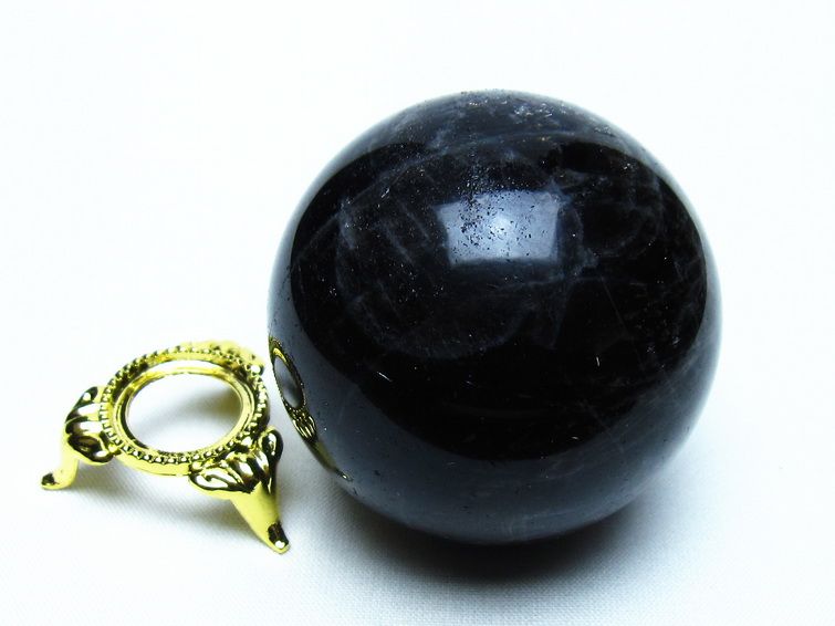 モリオン 黒水晶 丸玉 56mm 一点物 151-9444 【sold out】