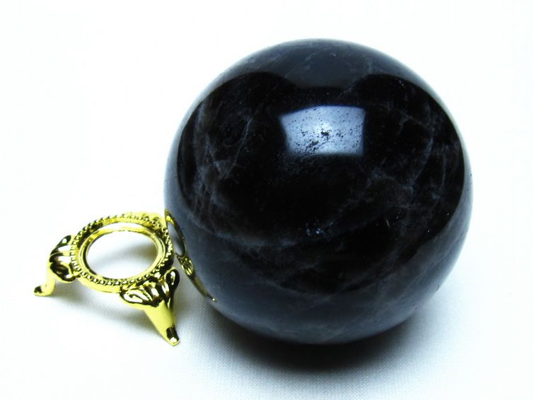 モリオン 黒水晶 丸玉 61mm 一点物 151-9456