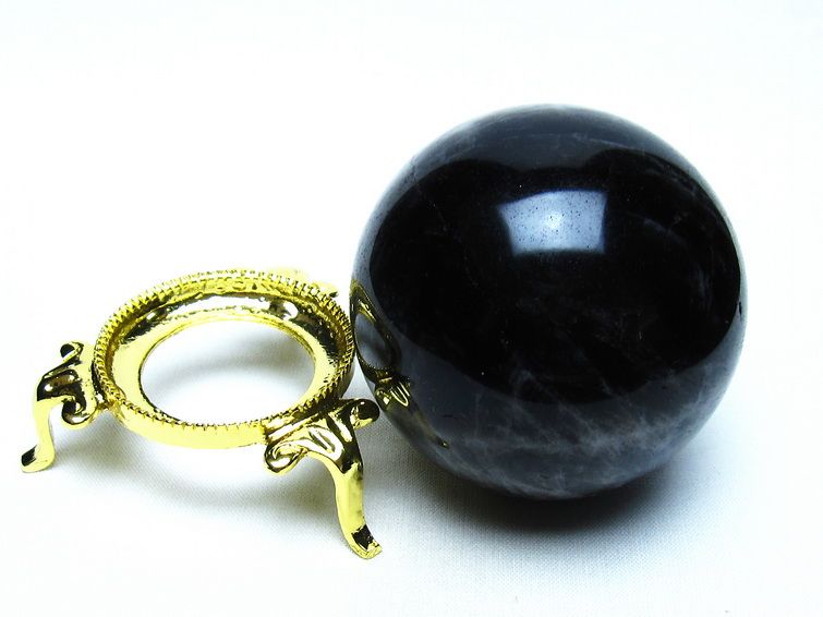 モリオン 黒水晶 丸玉 63mm 一点物 151-9463
