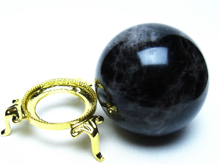 モリオン 黒水晶 丸玉 65mm 一点物 151-9469