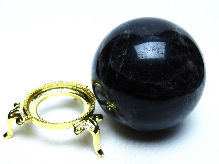 モリオン 黒水晶 丸玉 70mm 一点物 151-9477 【sold out】