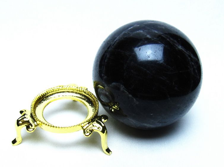 モリオン 黒水晶 丸玉 71mm 一点物 151-9484