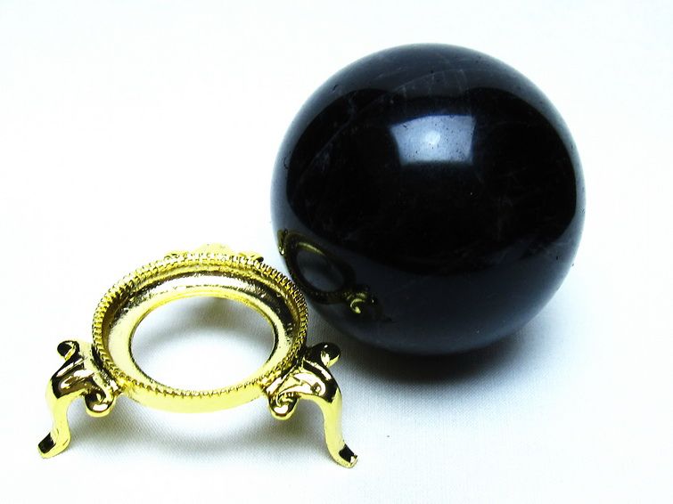 モリオン 黒水晶 丸玉 67mm 一点物 151-9495