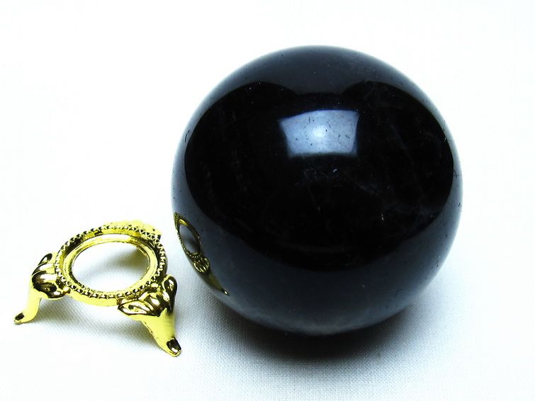 モリオン 黒水晶 丸玉 56mm 一点物 151-9537 【sold out】