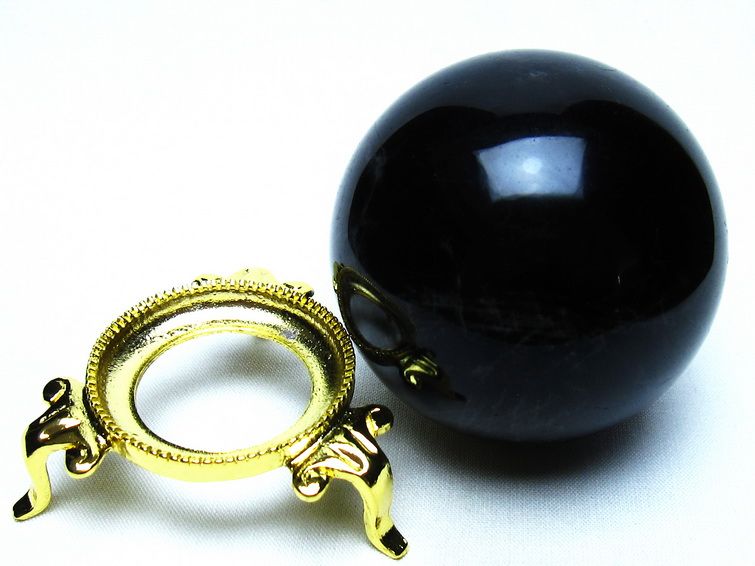 モリオン 黒水晶 丸玉 65mm 一点物 151-9559 【sold out】