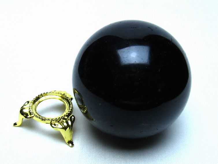 モリオン 黒水晶 丸玉 59mm 一点物 151-9587 【sold out】