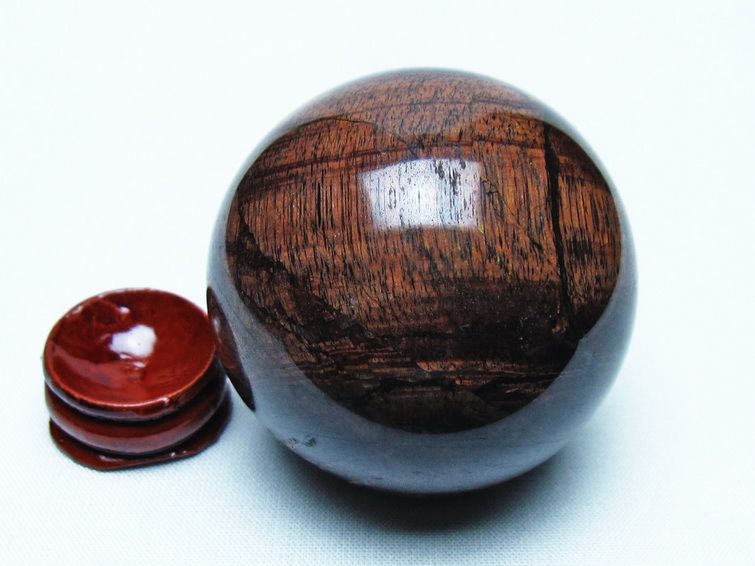 レッドタイガーアイ 丸玉 53mm 一点物 151-9794