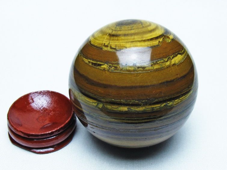 アイアンタイガーアイ 丸玉 60mm 一点物 151-9800
