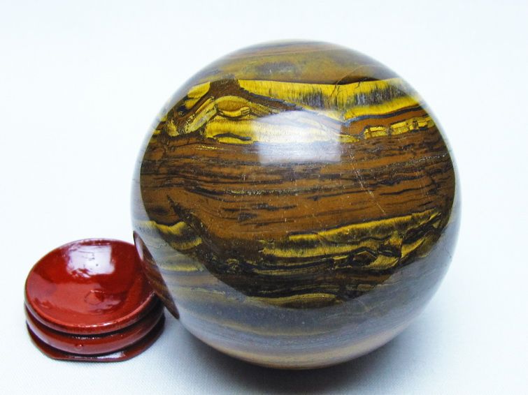 アイアンタイガーアイ 丸玉 74mm 一点物 151-9824