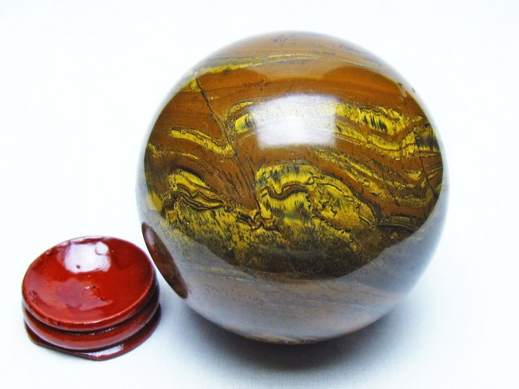 アイアンタイガーアイ 丸玉 74mm 一点物 151-9828
