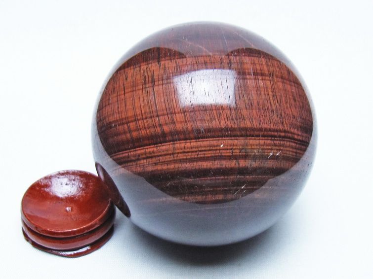 レッドタイガーアイ 丸玉 76mm 一点物 151-9836