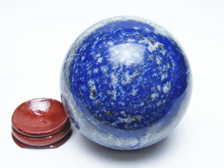 ラピスラズリ 丸玉 70mm スフィア 置物 一点物 151-9998