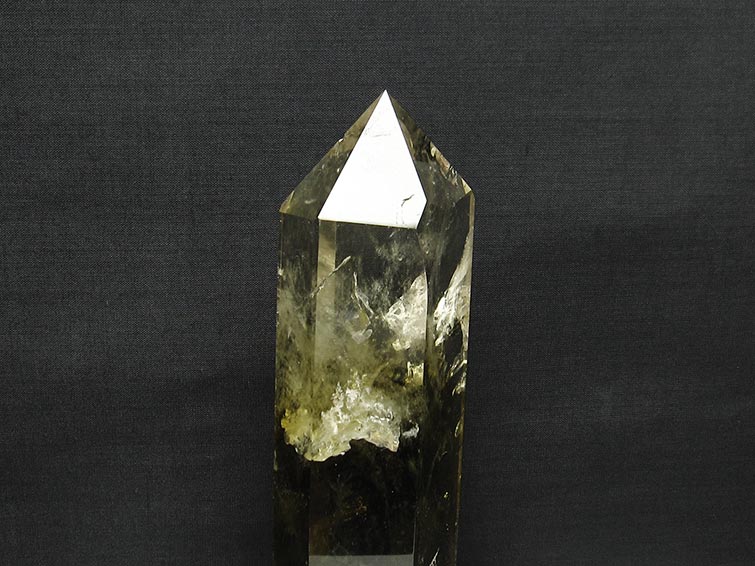 シトリン 六角柱 シトリンクォーツ 台座付属 一点物 152-2885