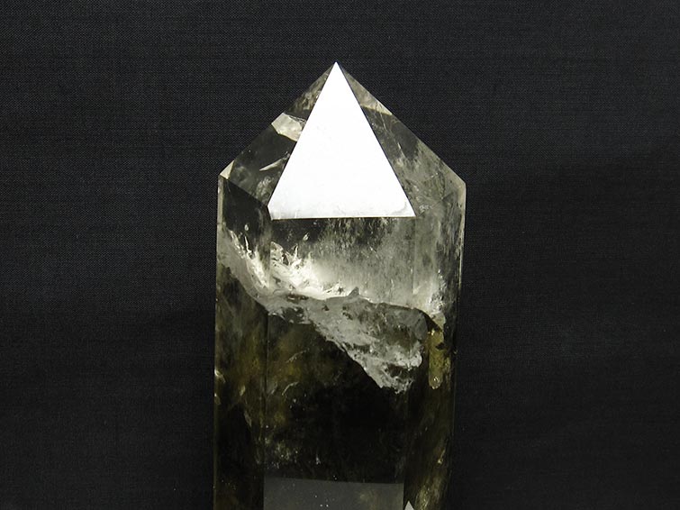 シトリン 六角柱 シトリンクォーツ 台座付属 一点物 152-2887