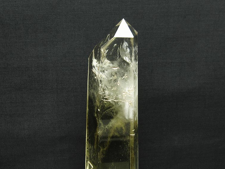 シトリン 六角柱 シトリンクォーツ 台座付属 一点物 152-2889