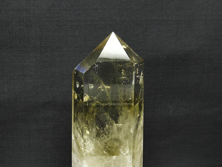 シトリン 六角柱 シトリンクォーツ 台座付属 一点物 152-2891