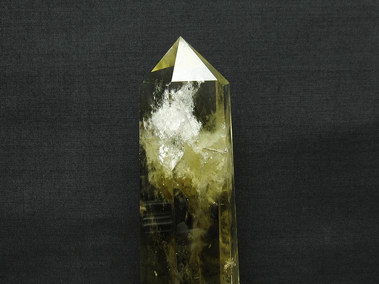 シトリン 六角柱 シトリンクォーツ 台座付属 一点物 152-2895