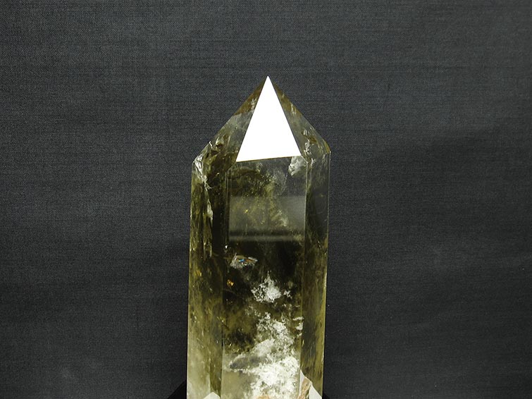 シトリン 六角柱 シトリンクォーツ 台座付属 一点物 152-2897