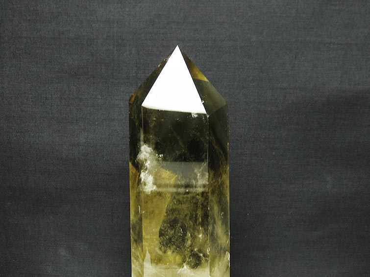 シトリン 六角柱 シトリンクォーツ 台座付属 一点物 152-2899