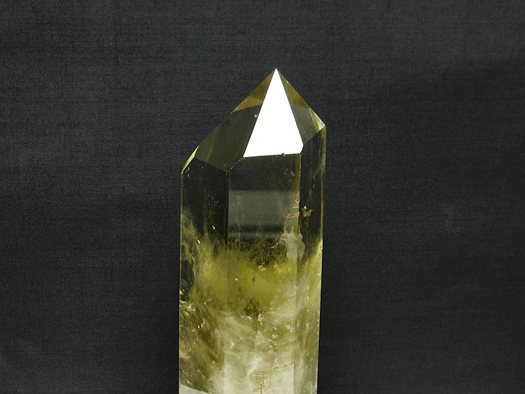 シトリン 六角柱 シトリンクォーツ 台座付属 一点物 152-2902