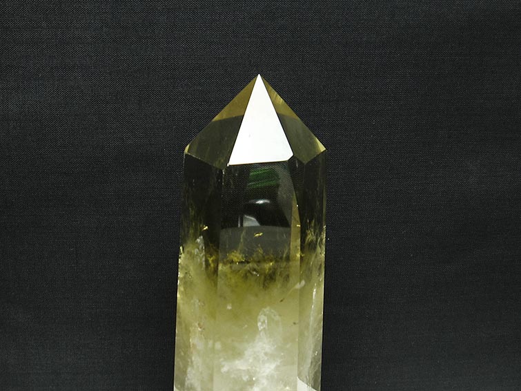 シトリン 六角柱 シトリンクォーツ 台座付属 一点物 152-2908