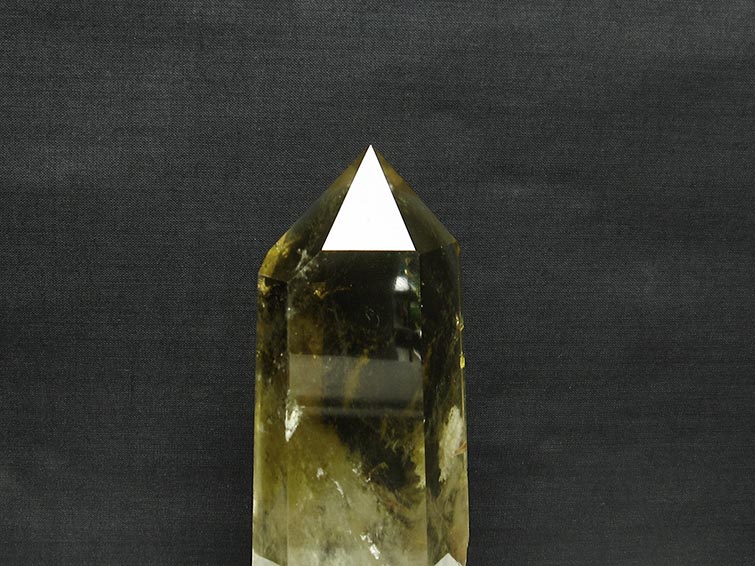 シトリン 六角柱 シトリンクォーツ 台座付属 一点物 152-2915