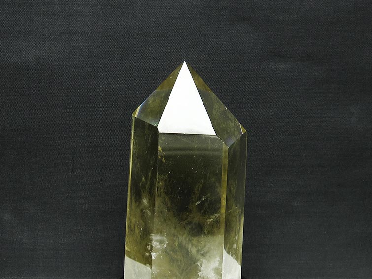 シトリン 六角柱 シトリンクォーツ 台座付属 一点物 152-2916