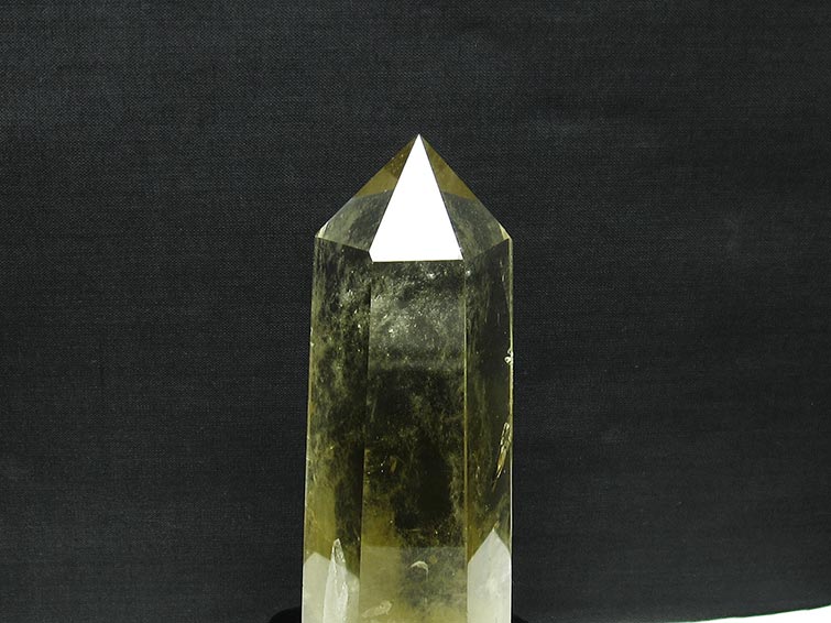 シトリン 六角柱 シトリンクォーツ 台座付属 一点物 152-2922