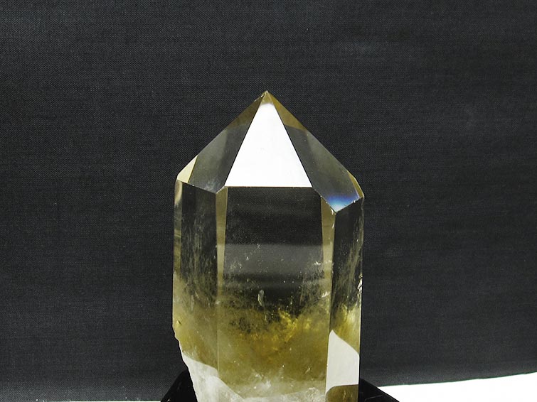 シトリン 六角柱 シトリンクォーツ 台座付属 一点物 152-2926