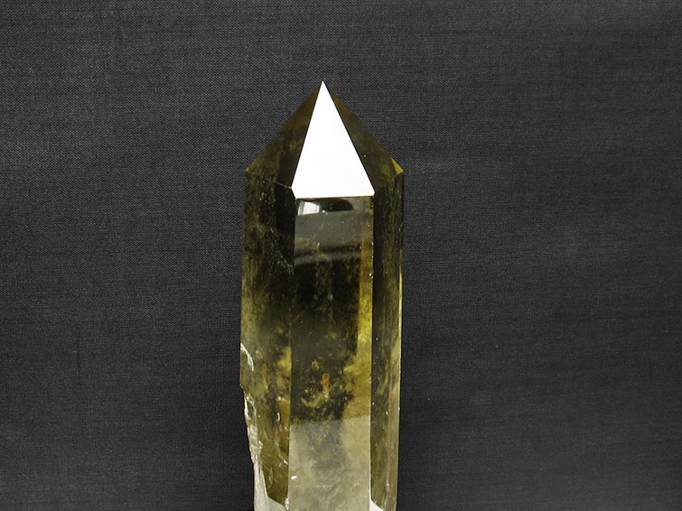 シトリン 六角柱 シトリンクォーツ 台座付属 一点物 152-2936