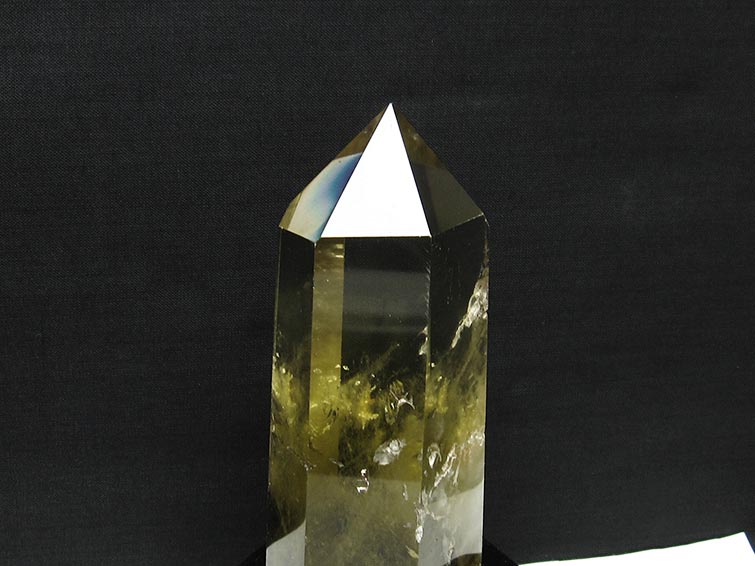 シトリン 六角柱 シトリンクォーツ 台座付属 一点物 152-2939