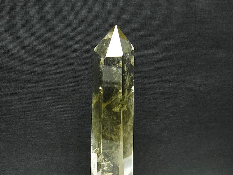 シトリン 六角柱 シトリンクォーツ 台座付属 一点物 152-2941