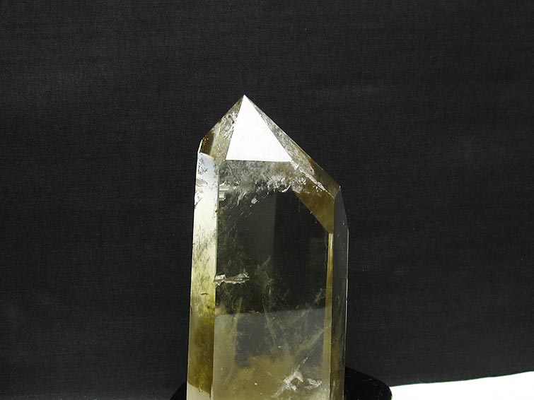 シトリン 六角柱 シトリンクォーツ 台座付属 一点物 152-2943